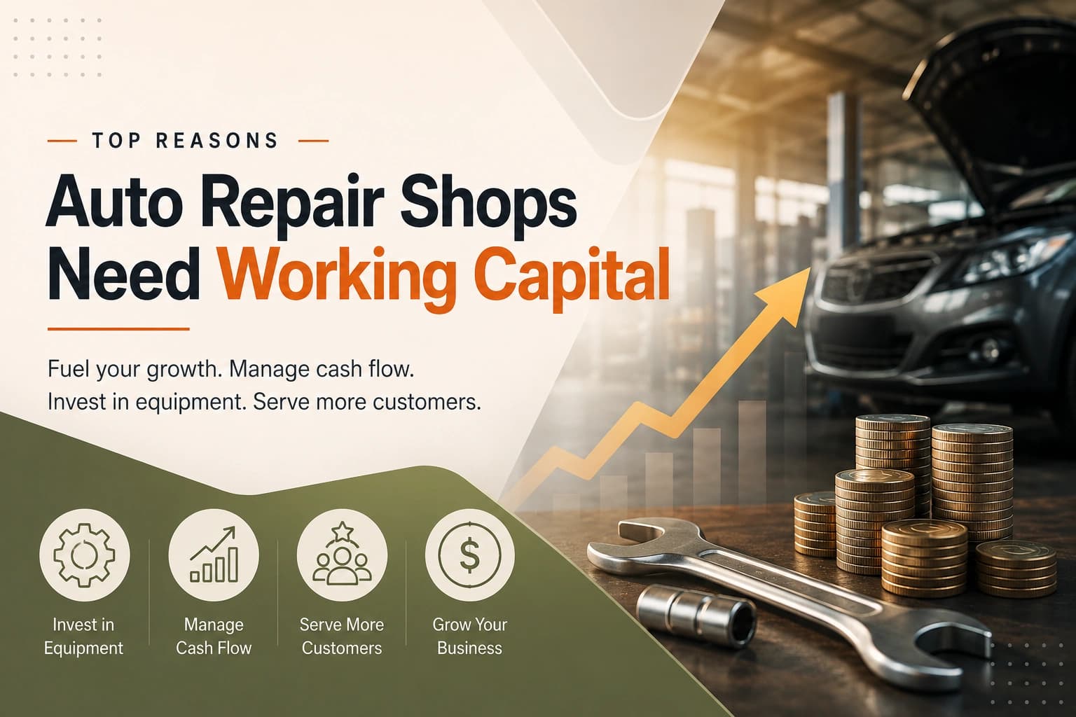 Top Reasons Auto Repair Shops Need Working Capital